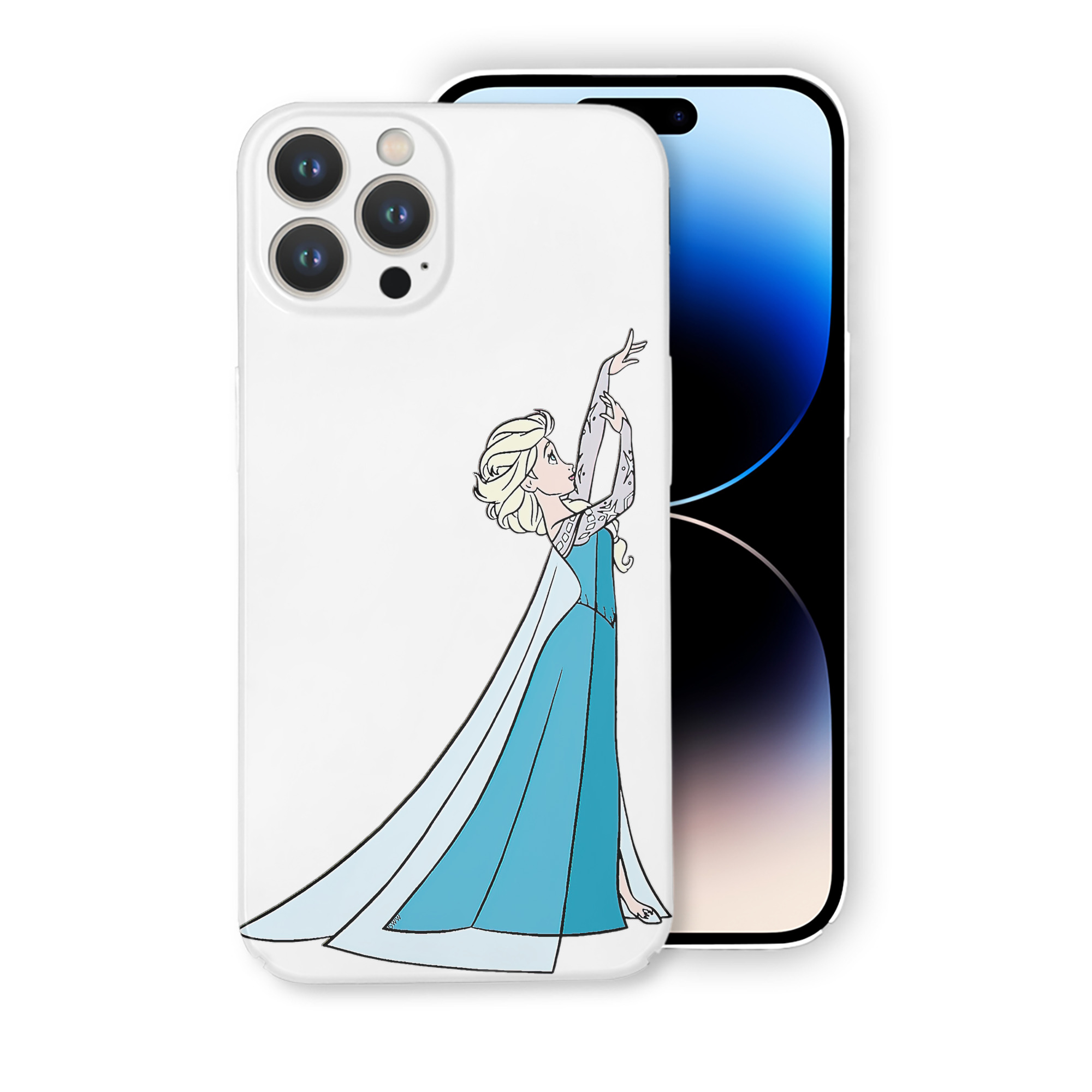 （画像用） アナと雪の女王 アンナ エルサ Frozen Anna Elsa 【iPhone 14シリーズ対応】ハードケース